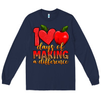 Navy 100 days of making a difference Long Sleeve Tee - Artiststas
