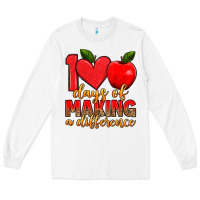 White 100 days of making a difference Long Sleeve Tee - Artiststas