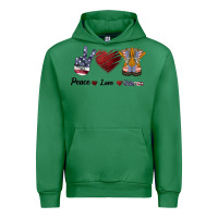 Emerald Peace Love Veteran Urban Hoodie - Bettercallsaul