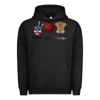 Pigment Black Peace Love Veteran Urban Hoodie - Bettercallsaul