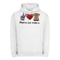 Pigment Lunar Rock Peace Love Veteran Urban Hoodie - Bettercallsaul