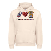 Sandshell Peace Love Veteran Urban Hoodie - Bettercallsaul