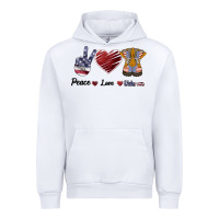 White Peace Love Veteran Urban Hoodie - Bettercallsaul