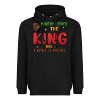Black martin luther the king 1963 i have a dream Heavyweight Hoodie - MaliasSmallBusiness