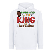 White martin luther the king 1963 i have a dream Heavyweight Hoodie - MaliasSmallBusiness