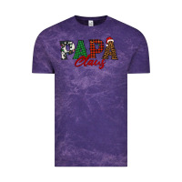 Cloud Purple papa claus Vintage Tee - BarkalooDesign