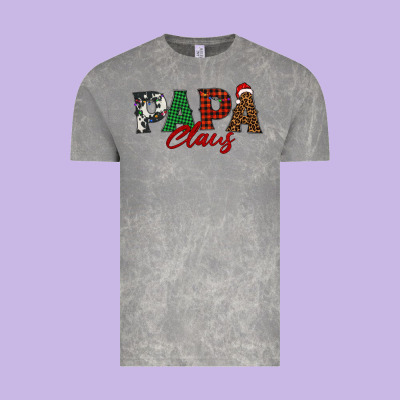 Papa Claus Vintage Tee Designed By Barkaloodesign