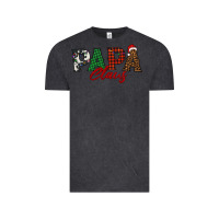 Vintage Black papa claus Vintage Tee - BarkalooDesign