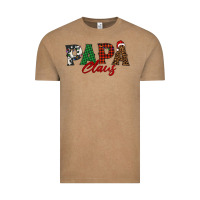 Vintage Coffee papa claus Vintage Tee - BarkalooDesign