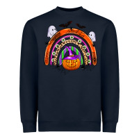 Navy halloween rainbow Heavyweight Sweatshirt - Zillion Design Studio