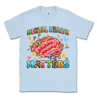Dusty Blue mental health matters Classic Tee - Artiststas