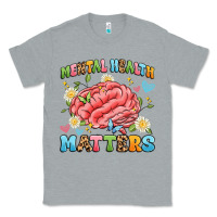 Heather Grey mental health matters Classic Tee - Artiststas