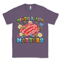 Lavender mental health matters Classic Tee - Artiststas
