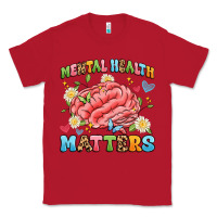 Red mental health matters Classic Tee - Artiststas