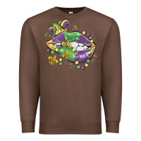Chestnut mardi gras lips Premium Sweatshirt - MaliasSmallBusiness