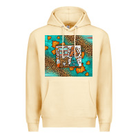 Pina Colada Fall Autumn Leopard Serape Mama Premium Hoodie - LillyAllenDesigns