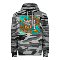 Slate Camo Fall Autumn Leopard Serape Mama Premium Hoodie - LillyAllenDesigns