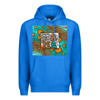 True Royal Fall Autumn Leopard Serape Mama Premium Hoodie - LillyAllenDesigns