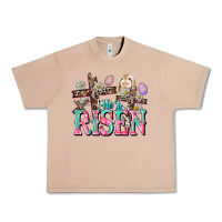 Burro He is risen Easter Day Urban Heavy Tee - CowGirlArtShop