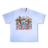 Grape Ice He is risen Easter Day Urban Heavy Tee - CowGirlArtShop