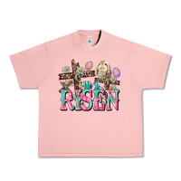 Salmon He is risen Easter Day Urban Heavy Tee - CowGirlArtShop