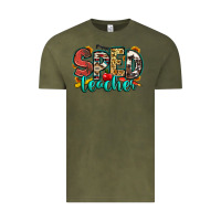 Vintage Olive special education teacher Vintage Tee - Zillion Design Studio