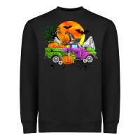 Black halloween farm truck Heavyweight Sweatshirt - Zillion Design Studio