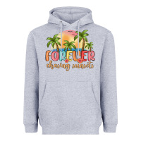 Heather Grey forever chasing sunsets Heavyweight Hoodie - MaliasSmallBusiness