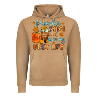 Vintage Camel pumpkin spice and livin  my best life Vintage Hoodie - Zillion Design Studio