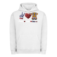 Pigment Lunar Rock Peace Love Veteran Urban Hoodie - Bettercallsaul