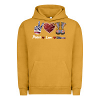 Pigment Peanut Butter Peace Love Veteran Urban Hoodie - Bettercallsaul