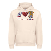 Sandshell Peace Love Veteran Urban Hoodie - Bettercallsaul