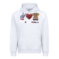 White Peace Love Veteran Urban Hoodie - Bettercallsaul