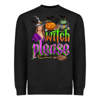 Black witch please Heavyweight Sweatshirt - Zillion Design Studio