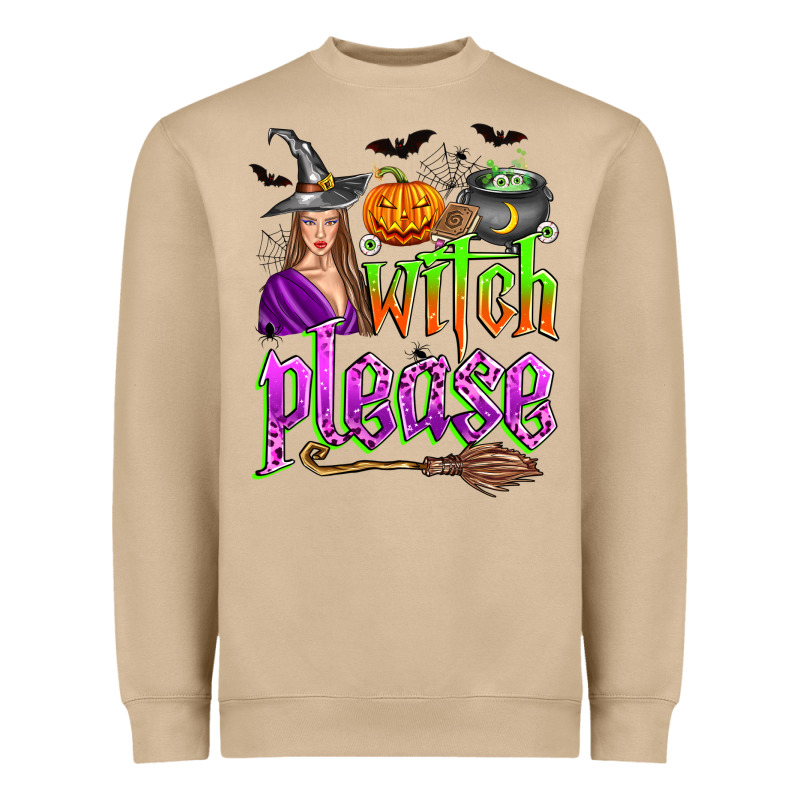 Witch Please Heavyweight Sweatshirt by Zillion Design Studio | Teevron