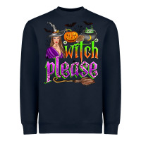 Navy witch please Heavyweight Sweatshirt - Zillion Design Studio