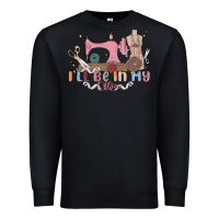 Black ill be in my office Premium Sweatshirt - MaliasSmallBusiness