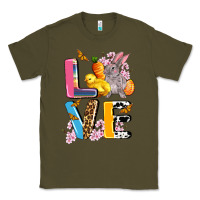 Army Green love easter Classic Tee - AdoDesignShop