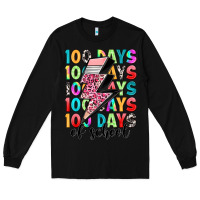 Black 100 days of school Long Sleeve Tee - Artiststas