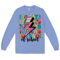 Colony Blue 100 days of school Long Sleeve Tee - Artiststas