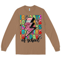 Toasted Coconut 100 days of school Long Sleeve Tee - Artiststas