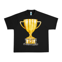 Black throphy cup Urban Heavy Tee - FaDigitalArtStudio