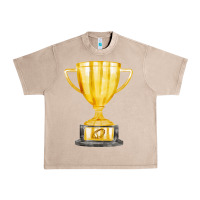 French Oak throphy cup Urban Heavy Tee - FaDigitalArtStudio