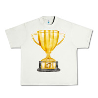 Pistachio throphy cup Urban Heavy Tee - FaDigitalArtStudio