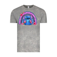 Cloud Rock stitch rainbow Vintage Tee - Zillion Design Studio