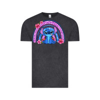 Vintage Black stitch rainbow Vintage Tee - Zillion Design Studio