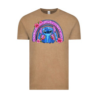 Vintage Coffee stitch rainbow Vintage Tee - Zillion Design Studio