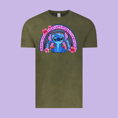 Stitch Rainbow Vintage Tee Designed By Zillion Design Studio
