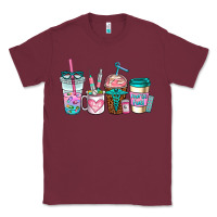 Burgundy nurse fuel coffee cups Classic Tee - AdoDesignShop