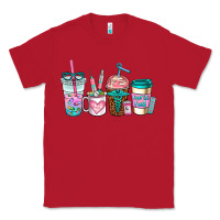 Red nurse fuel coffee cups Classic Tee - AdoDesignShop